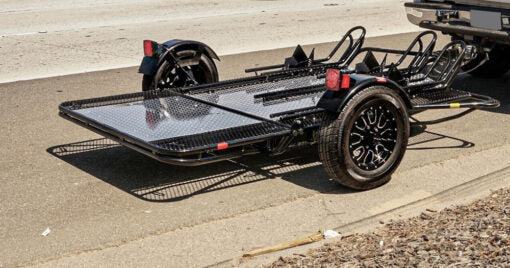 TRINITY RIDE-UP 3-RAIL MOTORCYCLE TRAILER MT3