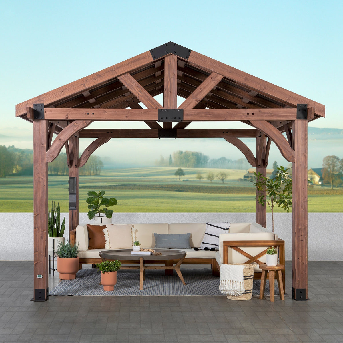 12x10 Arlington Gazebo with Electric
