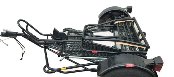 ALPHA SPORT SINGLE RIDE-UP FOLDING MOTORCYCLE TRAILER