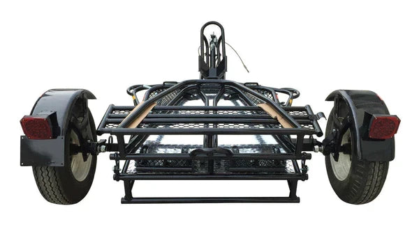 ALPHA SPORT SINGLE RIDE-UP FOLDING MOTORCYCLE TRAILER