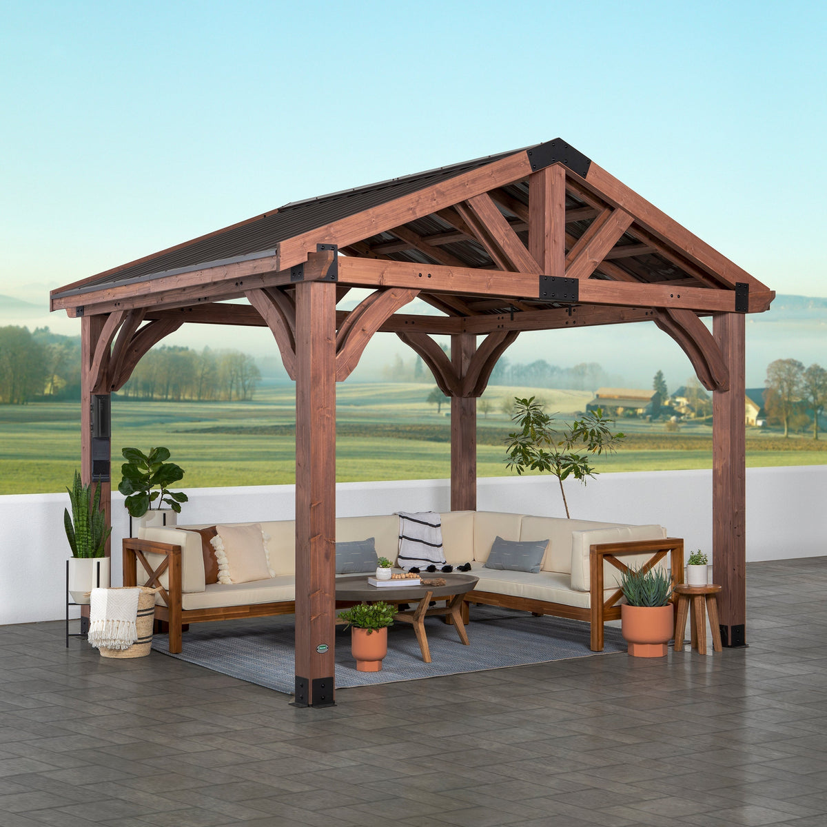 12x10 Arlington Gazebo with Electric