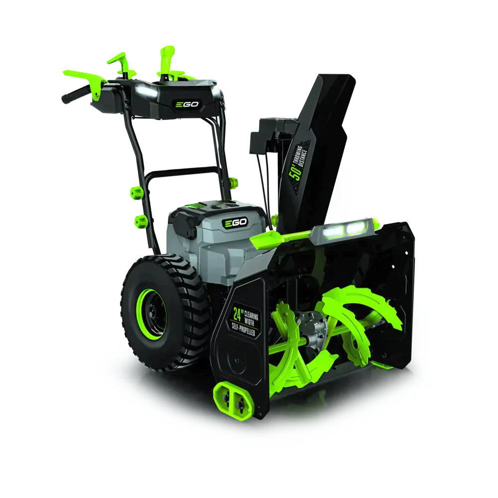 Ego Power+ Snow Blower 24″ Self-Propelled 2 Stage With Two 7.5 Ah Batteries