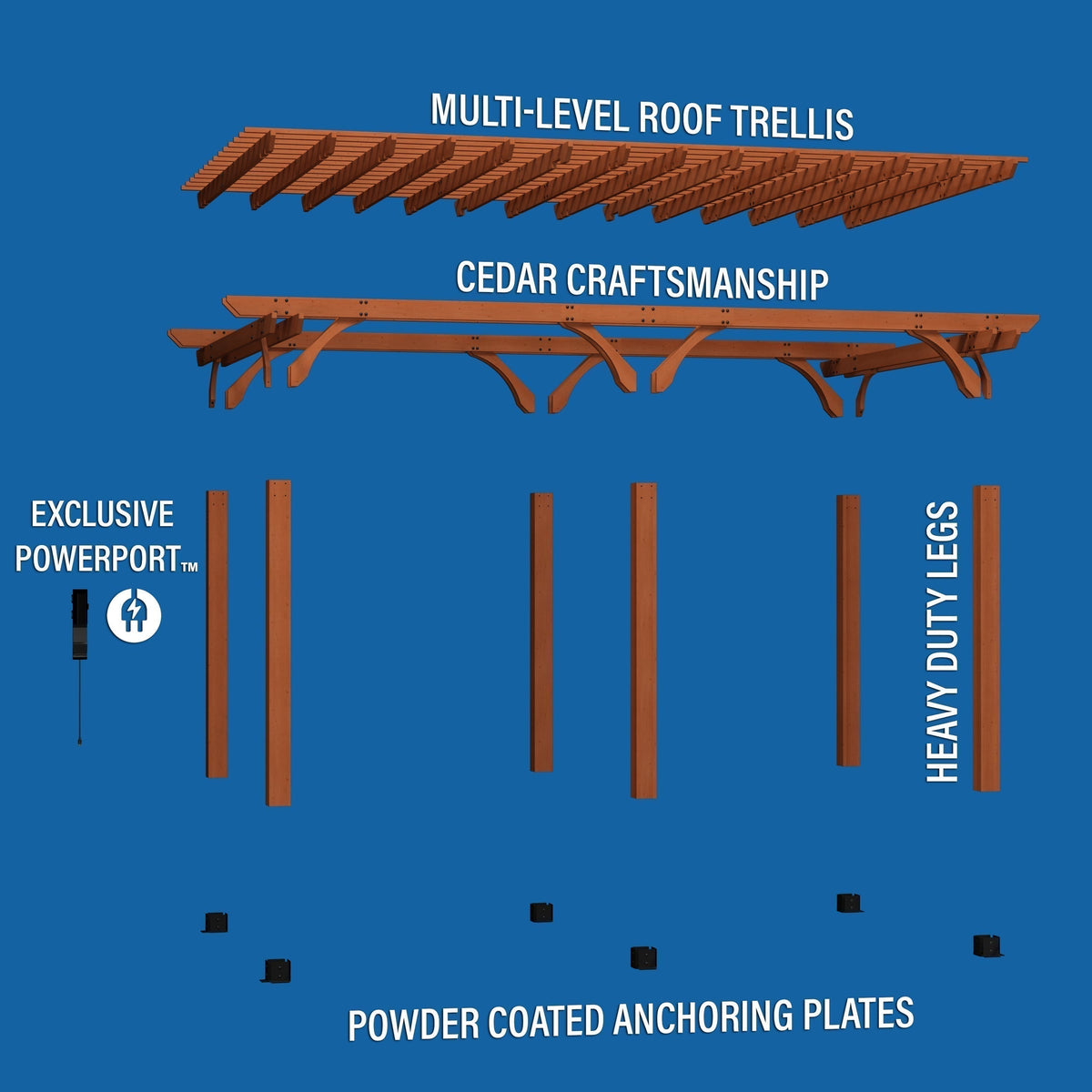 20x12 Beaumont Pergola