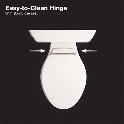Kohler Highline Arc The Complete Solution 2-piece 1.28 GPF Single Flush Elongated Toilet in White