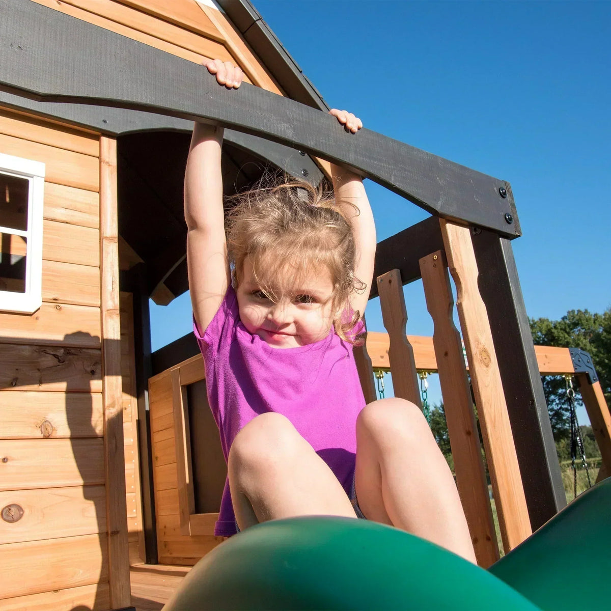 Backyard discovey canyon creek swing set