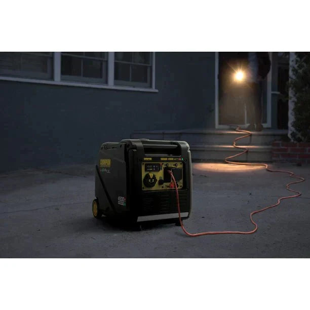 Champion 4500 watt portable dual fuel inverter generator