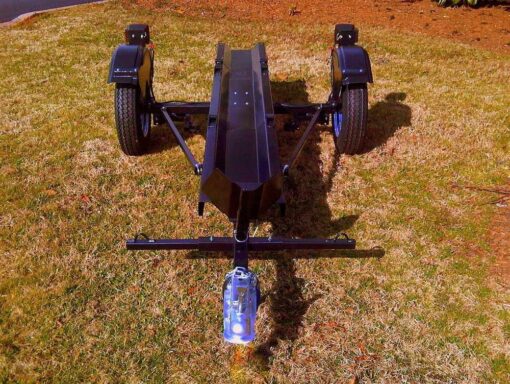 ACE Single Rail Folding Motorcycle Trailer