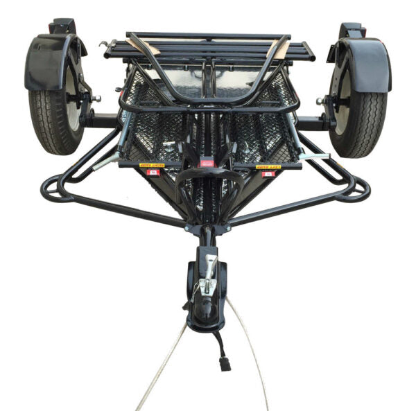 ALPHA SPORT SINGLE RIDE-UP FOLDING MOTORCYCLE TRAILER