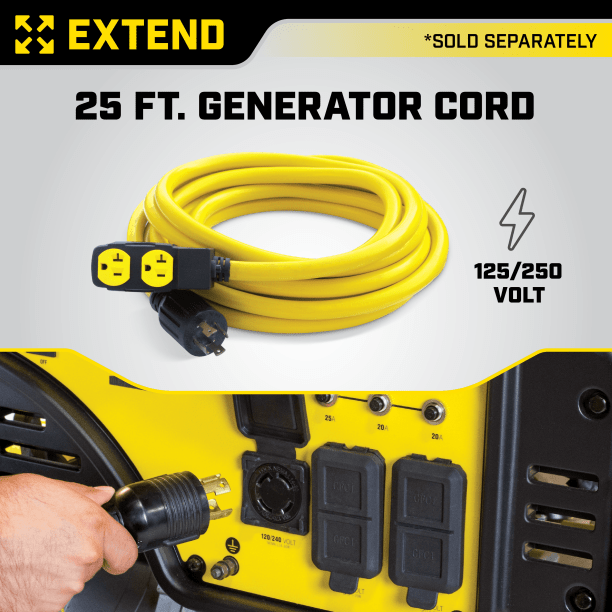 Champion Power Equipment 10,000/8,000 Watt Dual Fuel Portable Generator with Electric Start