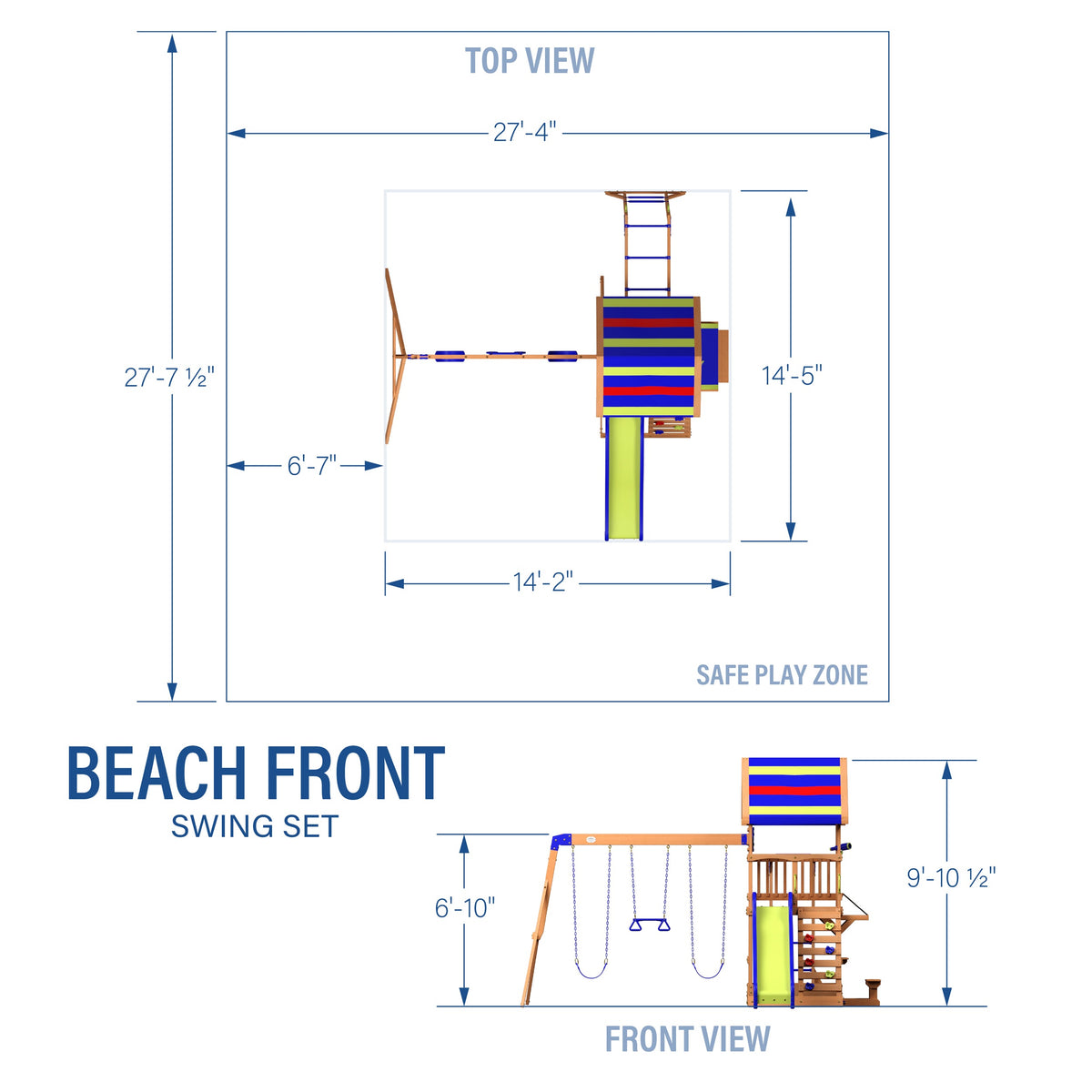 Beach Front Swing Set