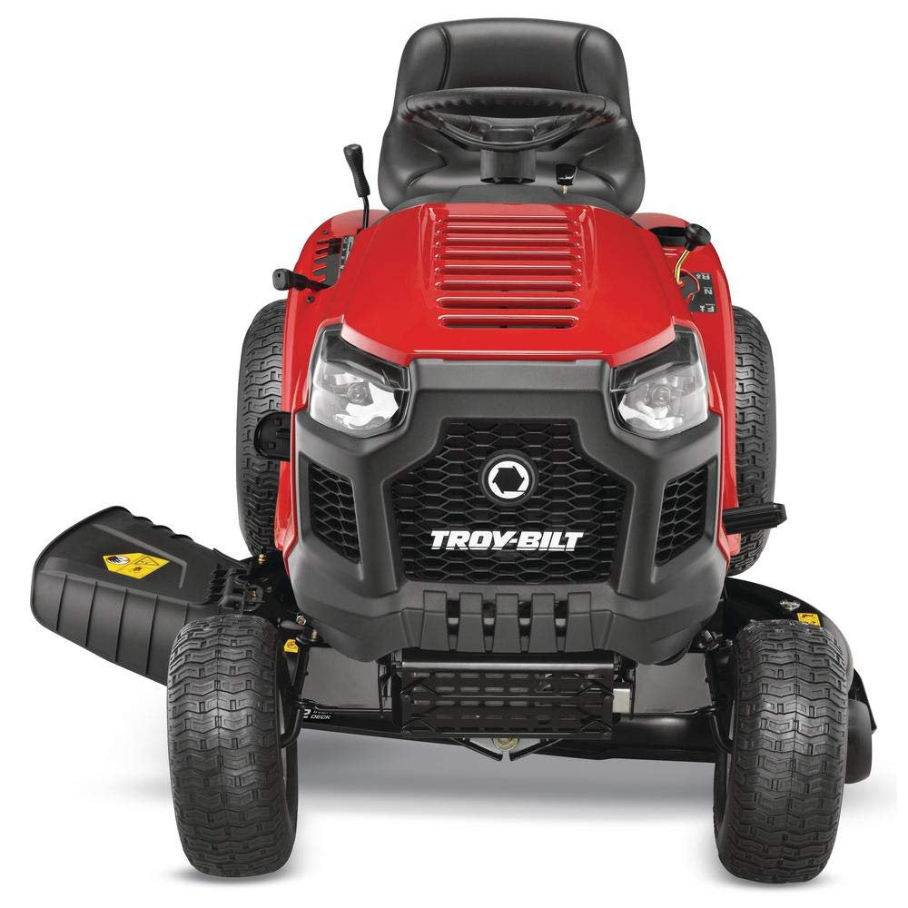 Troy Bilt Bronco 42 in 19 HP Briggs & Stratton Automatic Drive Gas Riding Lawn Tractor with Mow in Reverse