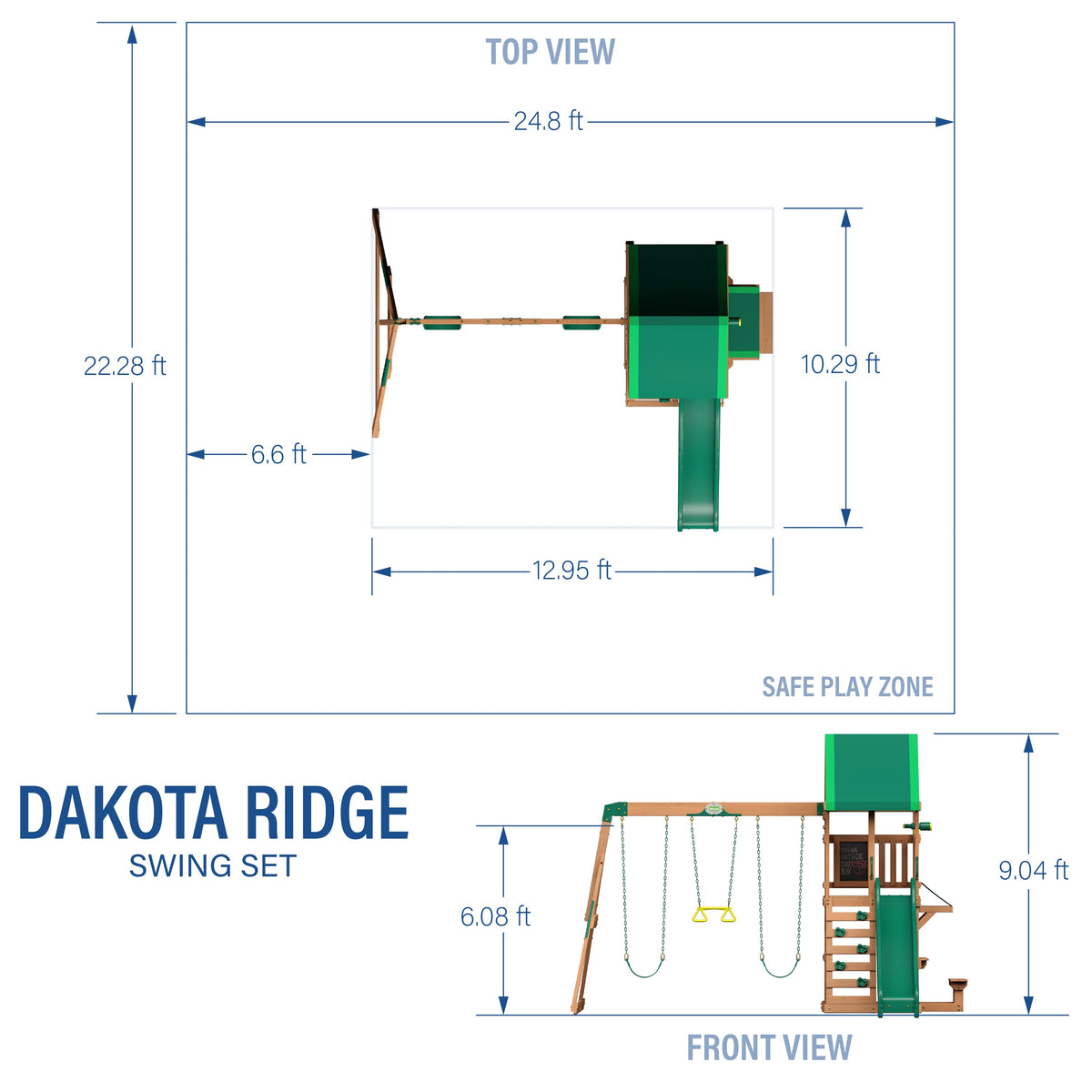 Dakota Ridge Swing Set