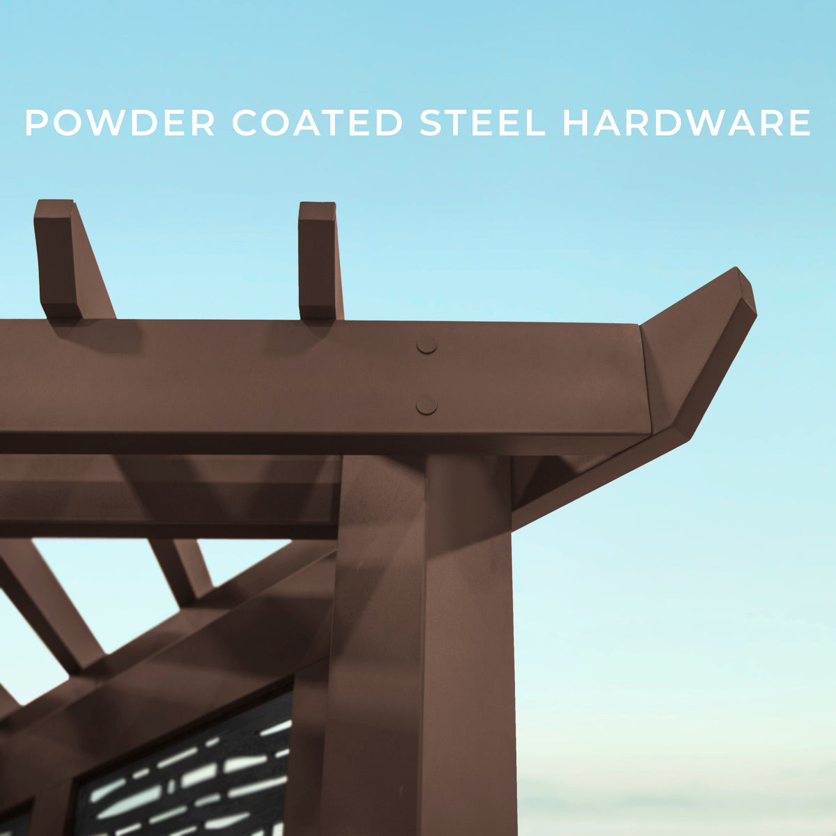 Hampton Traditional Steel Cabana Pergola