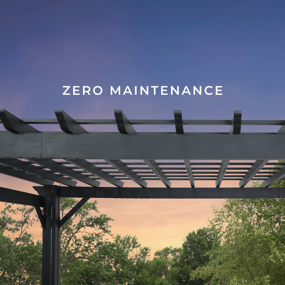 14x10 Stratford Traditional Steel Pergola With Sail Shade Soft Canopy