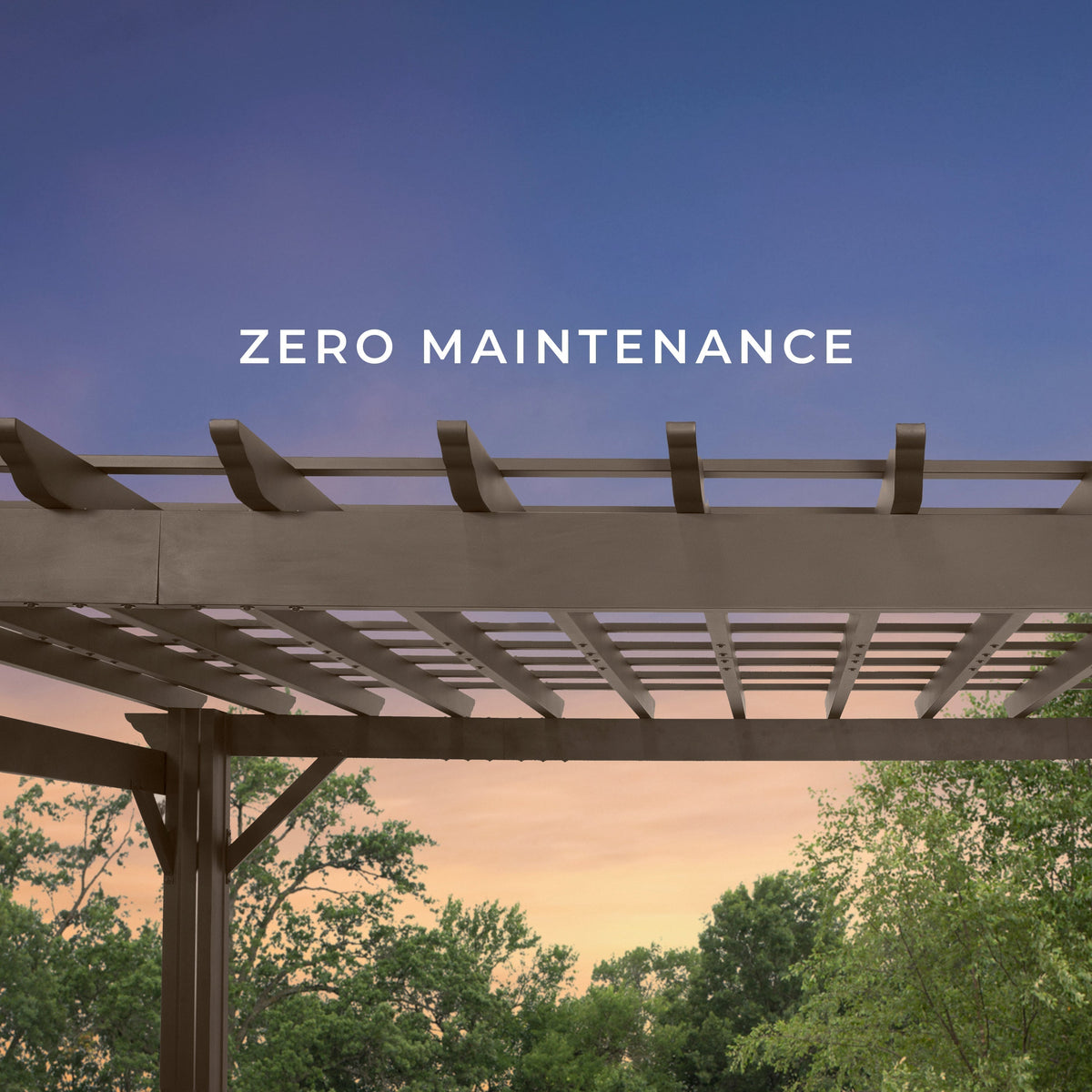 16x12 Ashford Traditional Steel Pergola With Sail Shade Soft Canopy