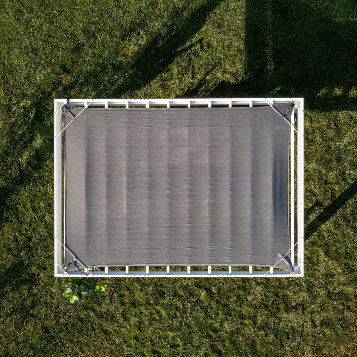 14x12 Windham Modern Steel Pergola With Sail Shade Soft Canopy