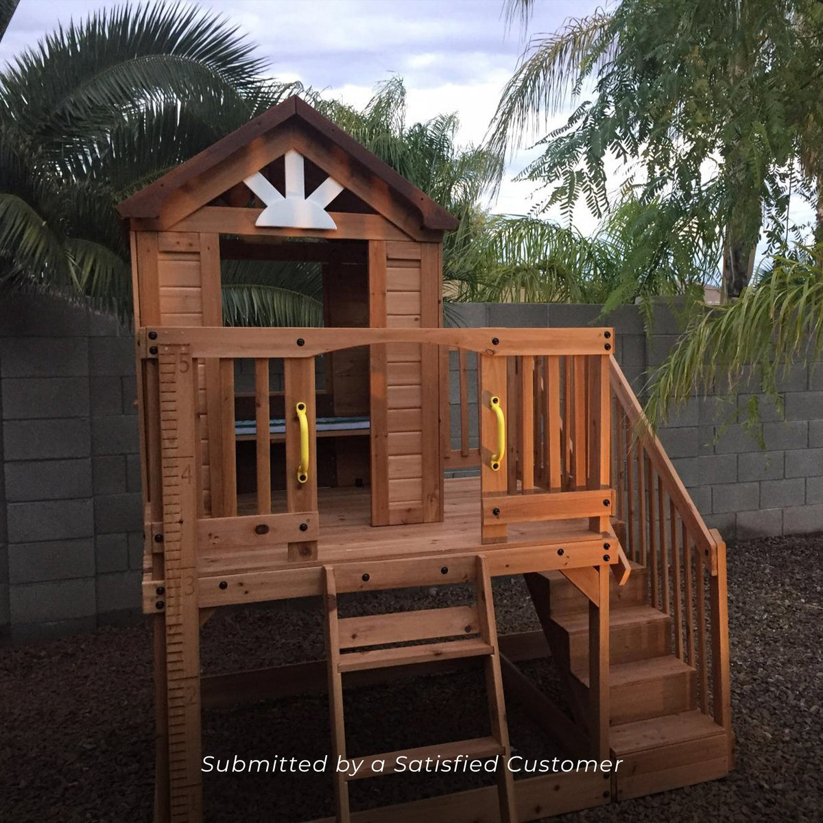 Scenic Heights Wooden Playhouse