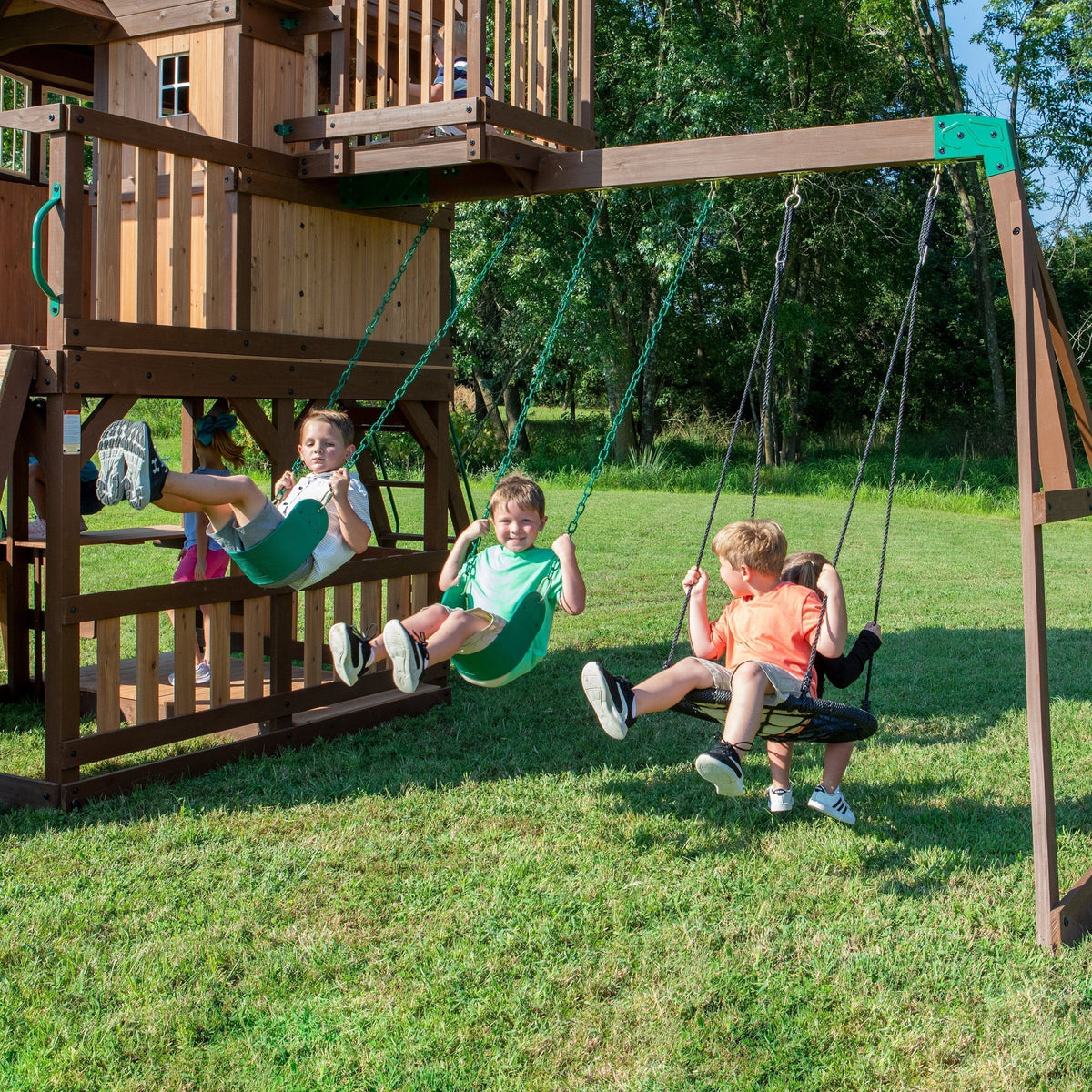 Skyfort With Tube Slide