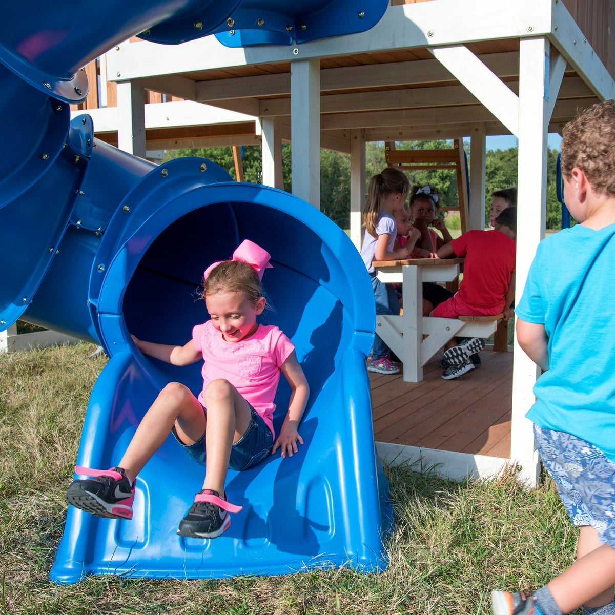 Skyline Retreat Wooden Swing Set