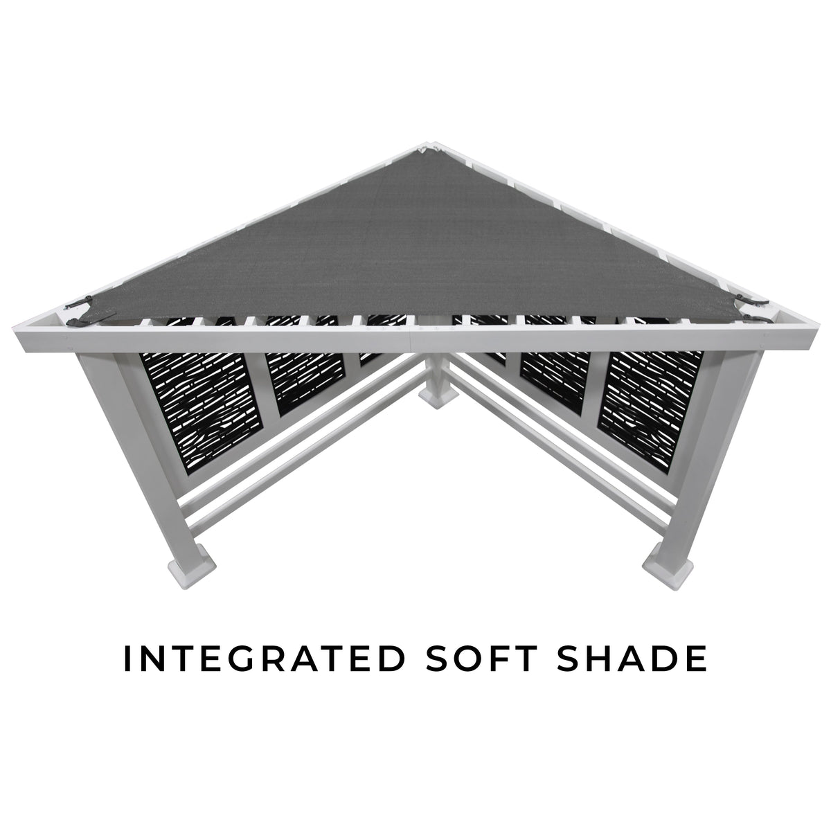 Richmond Modern Steel Cabana Pergola