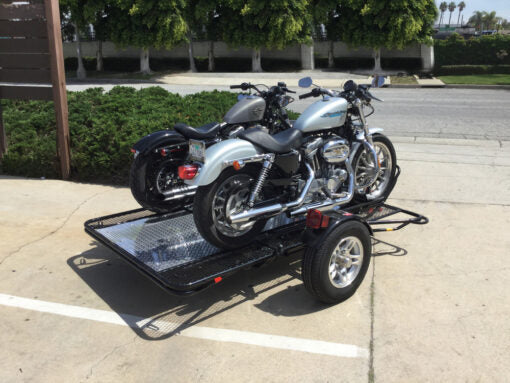 TRINITY RIDE-UP 3-RAIL MOTORCYCLE TRAILER MT3