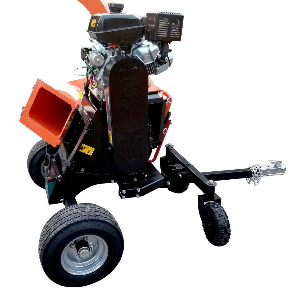 Detail K2 Opc566E 6 in – 14HP Kinetic Wood Chipper with Electric Start and Auto Blade Feed KOHLER CH440 Command PRO Commercial Gas Engine